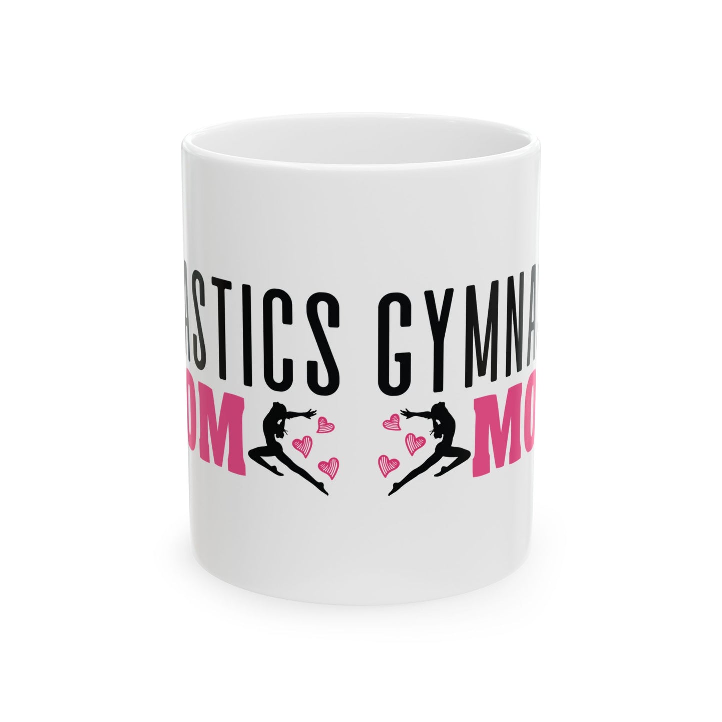 Give a Gift to a Proud Supporter – Gymnastics Mom Mug White Ceramic Coffee Cup
