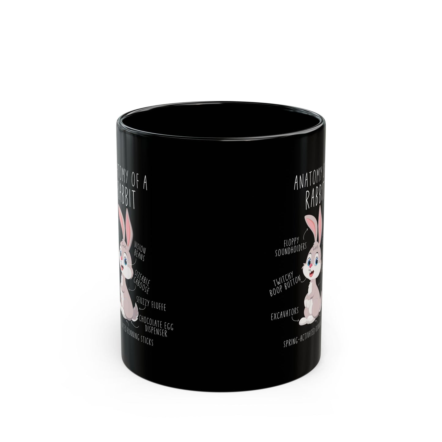 Anatomy of a Rabbit Mug – Funny Bunny Coffee Cup