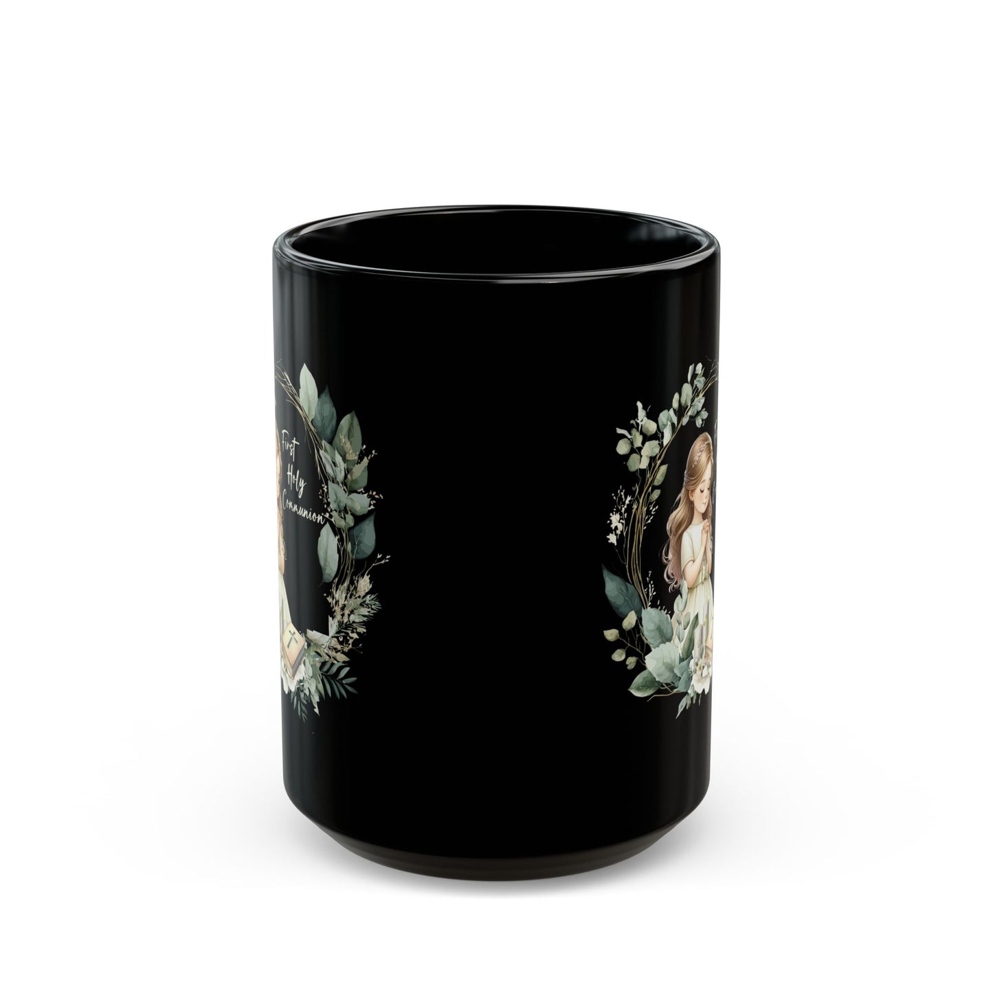 First Holy Communion day  Black Mug (11oz, 15oz)