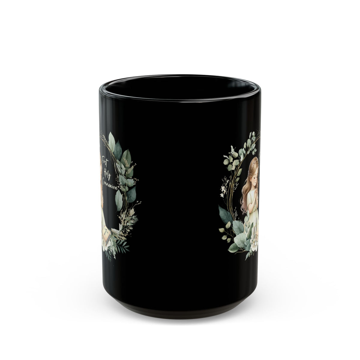 First Holy Communion day  Black Mug (11oz, 15oz)