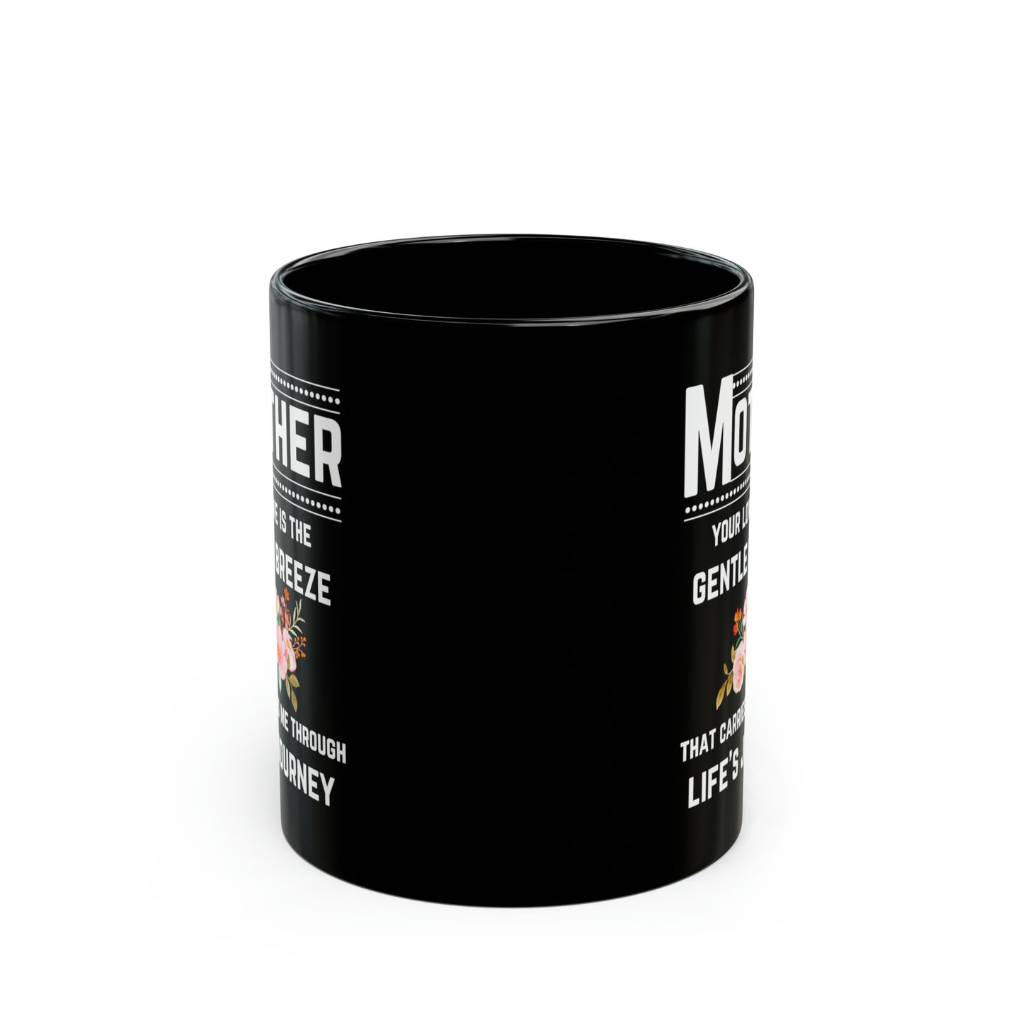 Black Ceramic Mug – Meaningful Gift for Mom