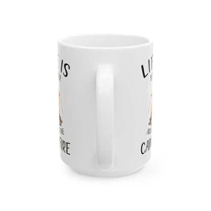 Campfire Fun  Ceramic Mug, (11oz, 15oz)