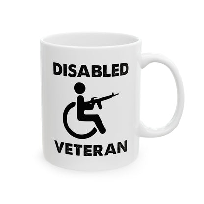 Bold Patriotic Gift for Military Heroes – Funny Wheelchair Rifle Design