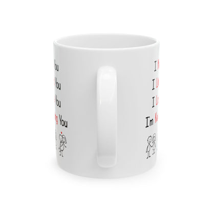 I Met You I Liked You I Love You Mug – Cute Stick Figure Couple – Romantic Gift for Him or Her