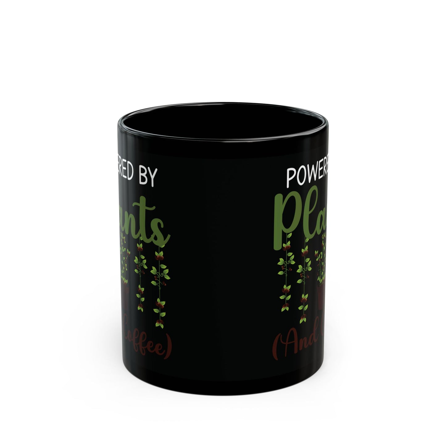 Funny Black Coffee Cup for Gardeners & Coffee Lovers – Eco & Nature Gift for Plant Parents