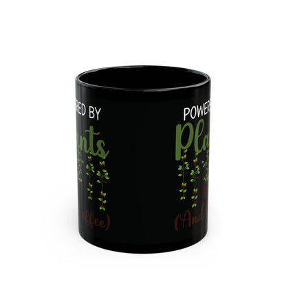 Funny Black Coffee Cup for Gardeners & Coffee Lovers – Eco & Nature Gift for Plant Parents