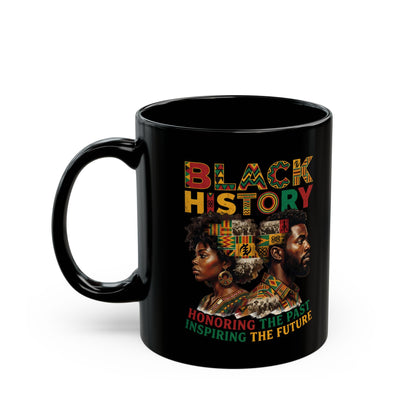 African Roots Black Leaders Black Mug (11oz, 15oz)