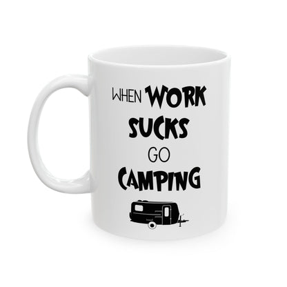 Camping Adventures Ceramic Mug, (11oz, 15oz)