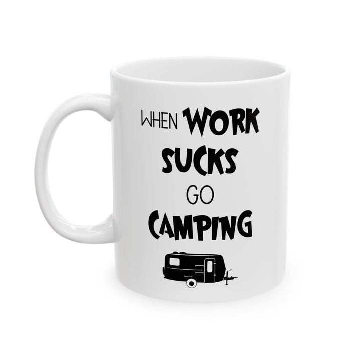 Camping Adventures Ceramic Mug, (11oz, 15oz)