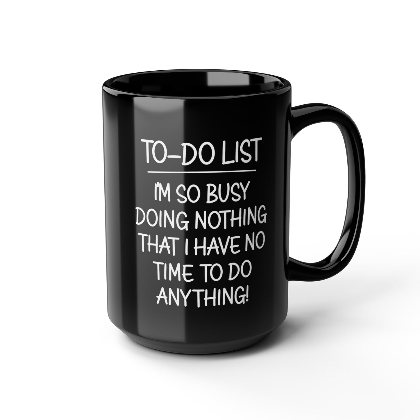 To-Do List Mug – Funny To-Do List Coffee Cup for Busy People and Procrastinators