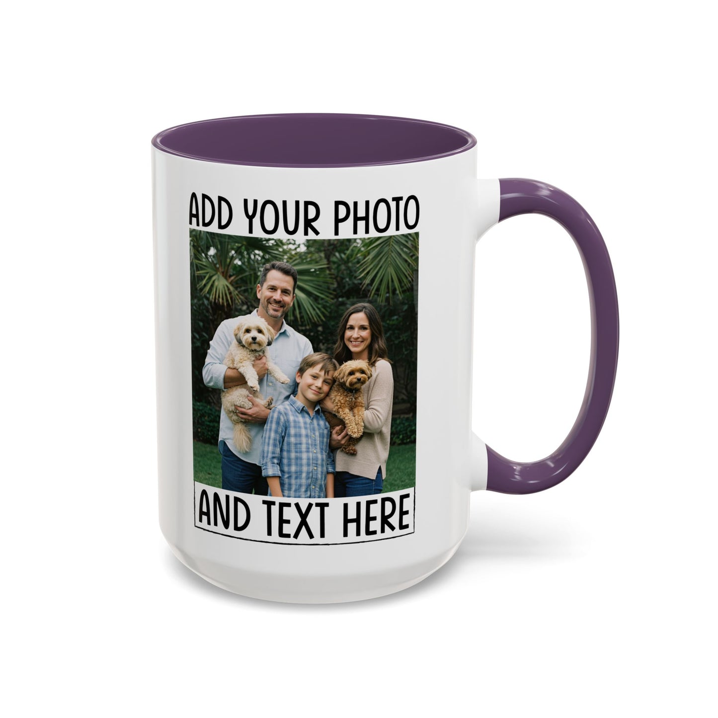 Life Is Better With Dogs & Kids – Funny Pet Parent  Accent Coffee Mug (11, 15oz)