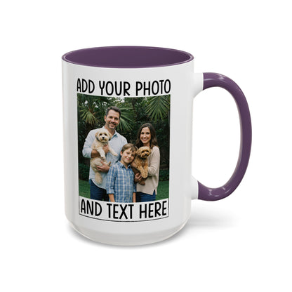 Life Is Better With Dogs & Kids – Funny Pet Parent  Accent Coffee Mug (11, 15oz)