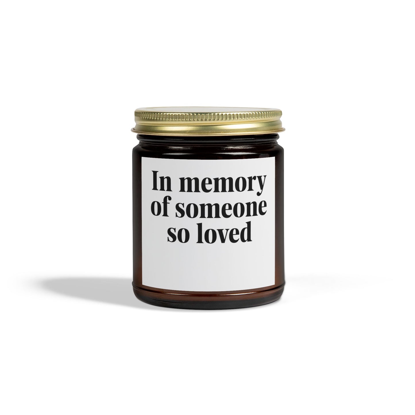 In memories of someone so love Scented Candles, Coconut Apricot Wax (4oz, 9oz)
