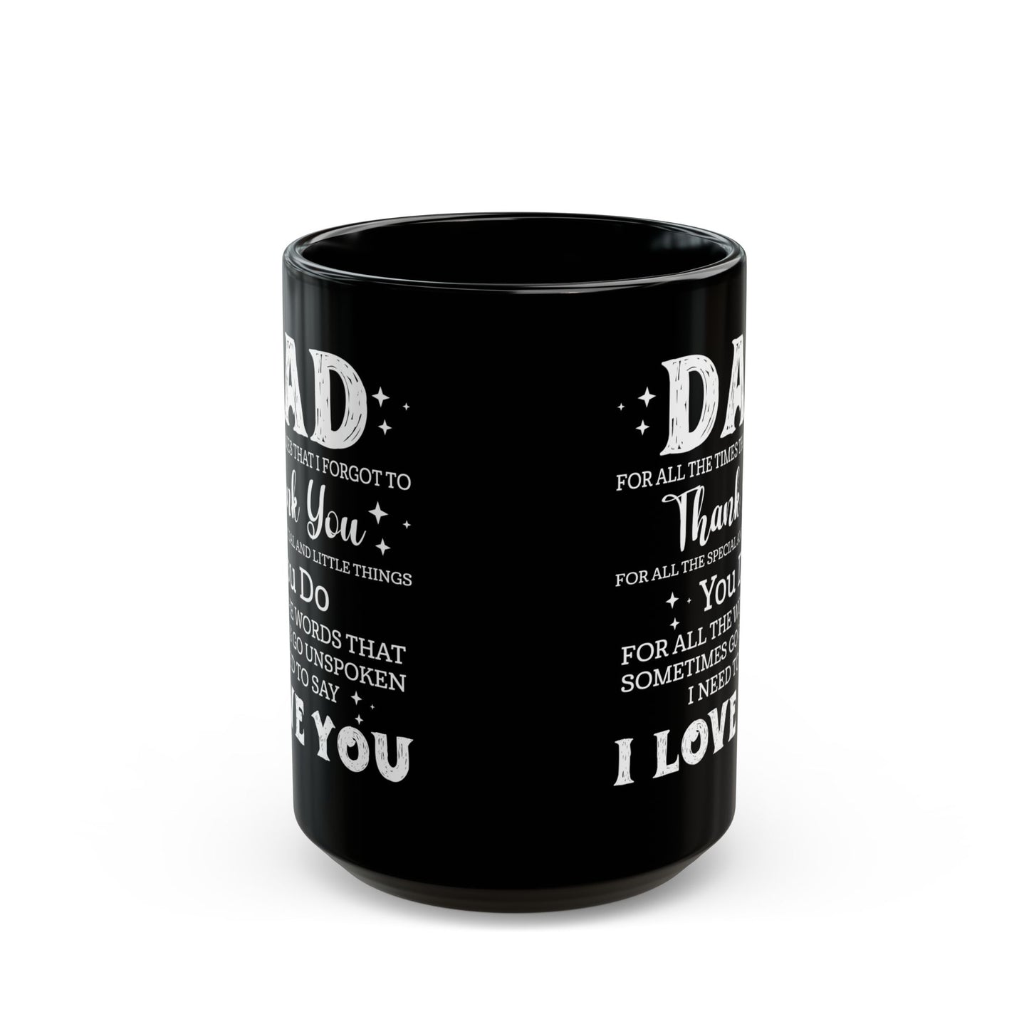 Dad Black Mug (11oz, 15oz)