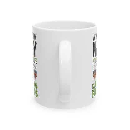 I'm Nuts About Camping Ceramic Mug, (11oz, 15oz)