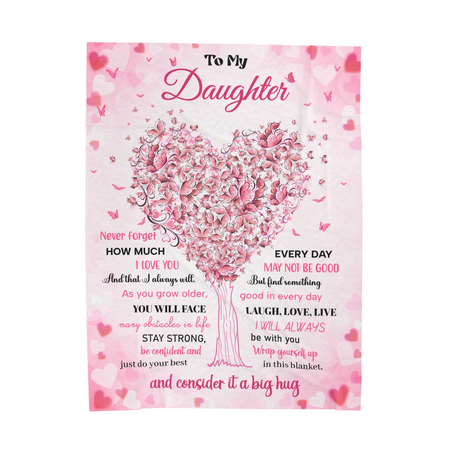 To My Daughter Blanket