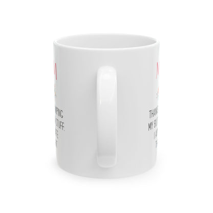 Funny Gift from Daughter to Mom – Floral Appreciation Mug