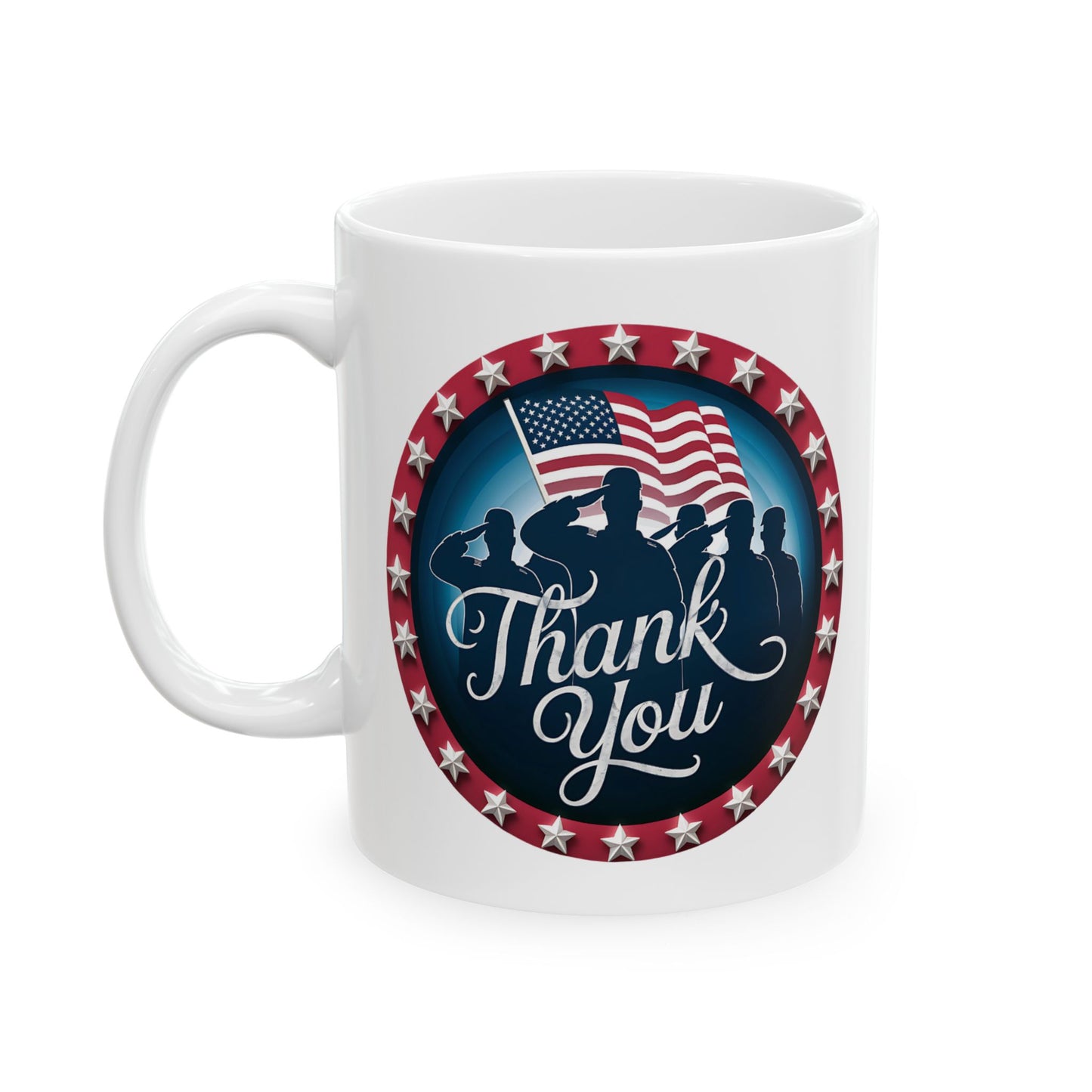 Thank You White Mug, (11oz, 15oz)