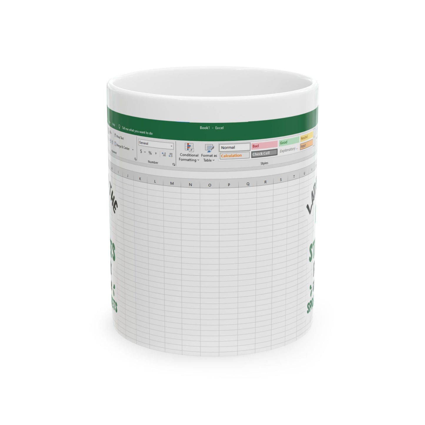 Lady in the Streets Ceramic Mug, (11oz, 15oz)