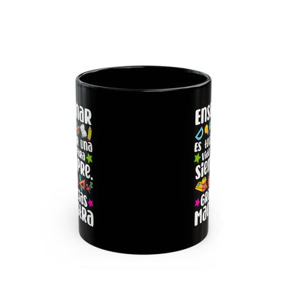 Enseñar Black Mug (11oz, 15oz)