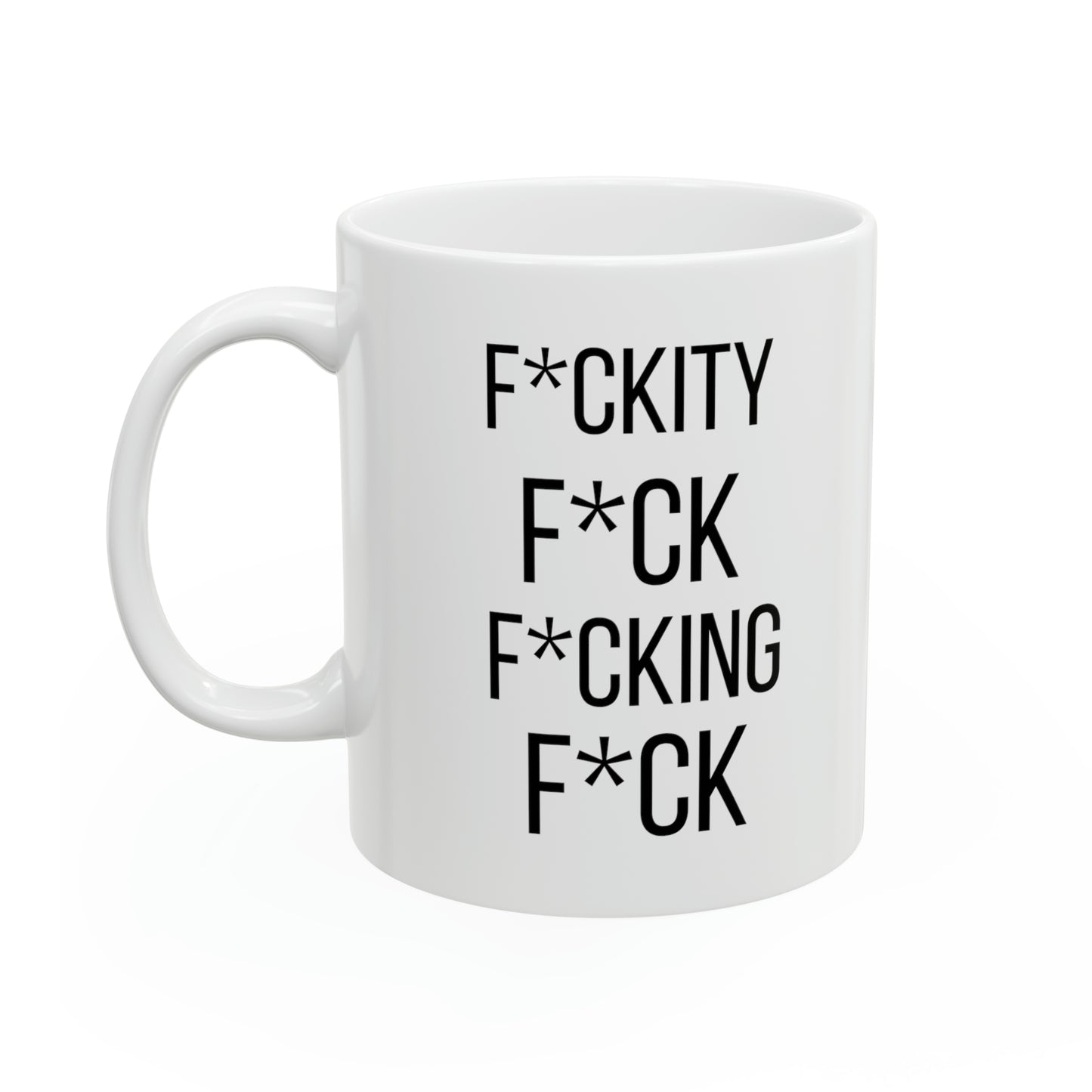 Fckity Fck Funny Coffee Mug – Sarcastic Cuss Word Mug