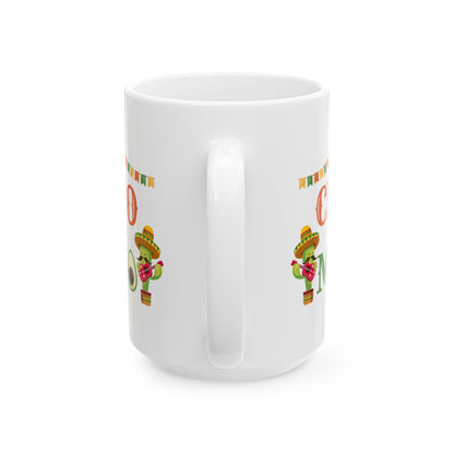 Cinco De Mayo White Mug, (11oz, 15oz)