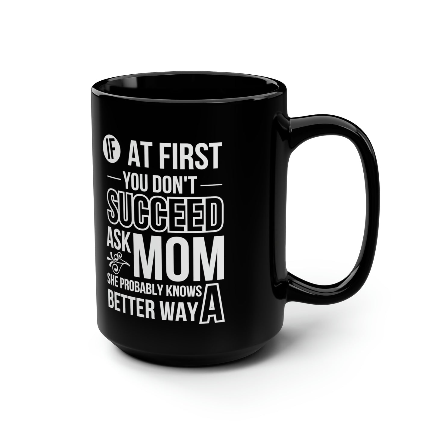 Black Mug, 15oz