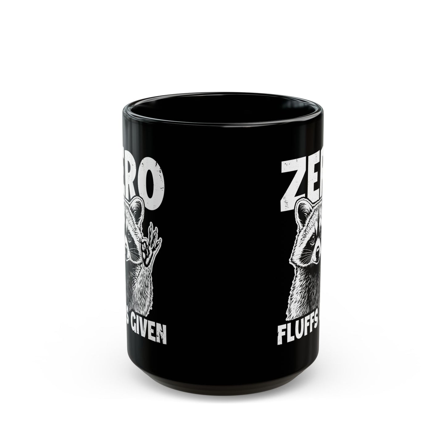 Zero Fluffs given Black Mug
