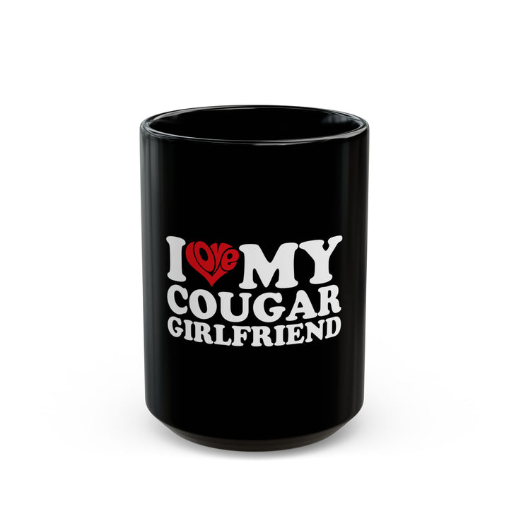 Funny Black Coffee Mug for Younger Boyfriends – Bold White and Red Design