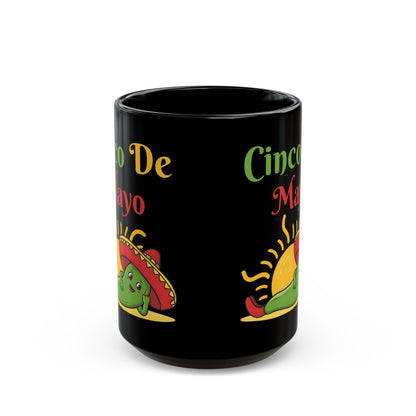 Cinco De Mayo Black Mug (11oz, 15oz)