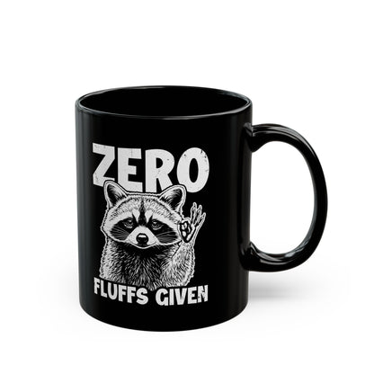 Zero Fluffs given Black Mug