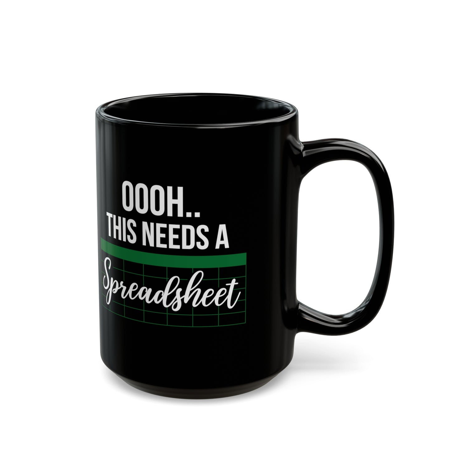 Oooh… This Needs a Spreadsheet – Funny Black Accountant Coffee Mug