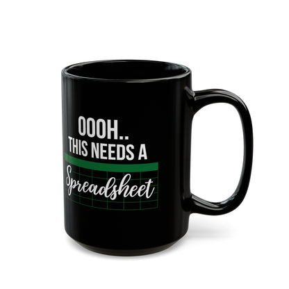 Oooh… This Needs a Spreadsheet – Funny Black Accountant Coffee Mug