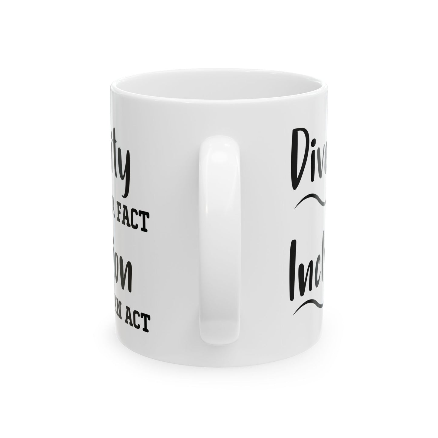 Driversity Is A Fact White Mug, (11oz, 15oz)
