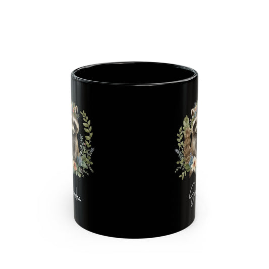 racoon custom, Black Mug (11oz, 15oz)