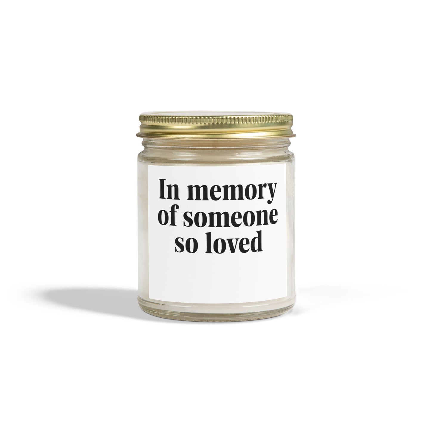 In memories of someone so love Scented Candles, Coconut Apricot Wax (4oz, 9oz)