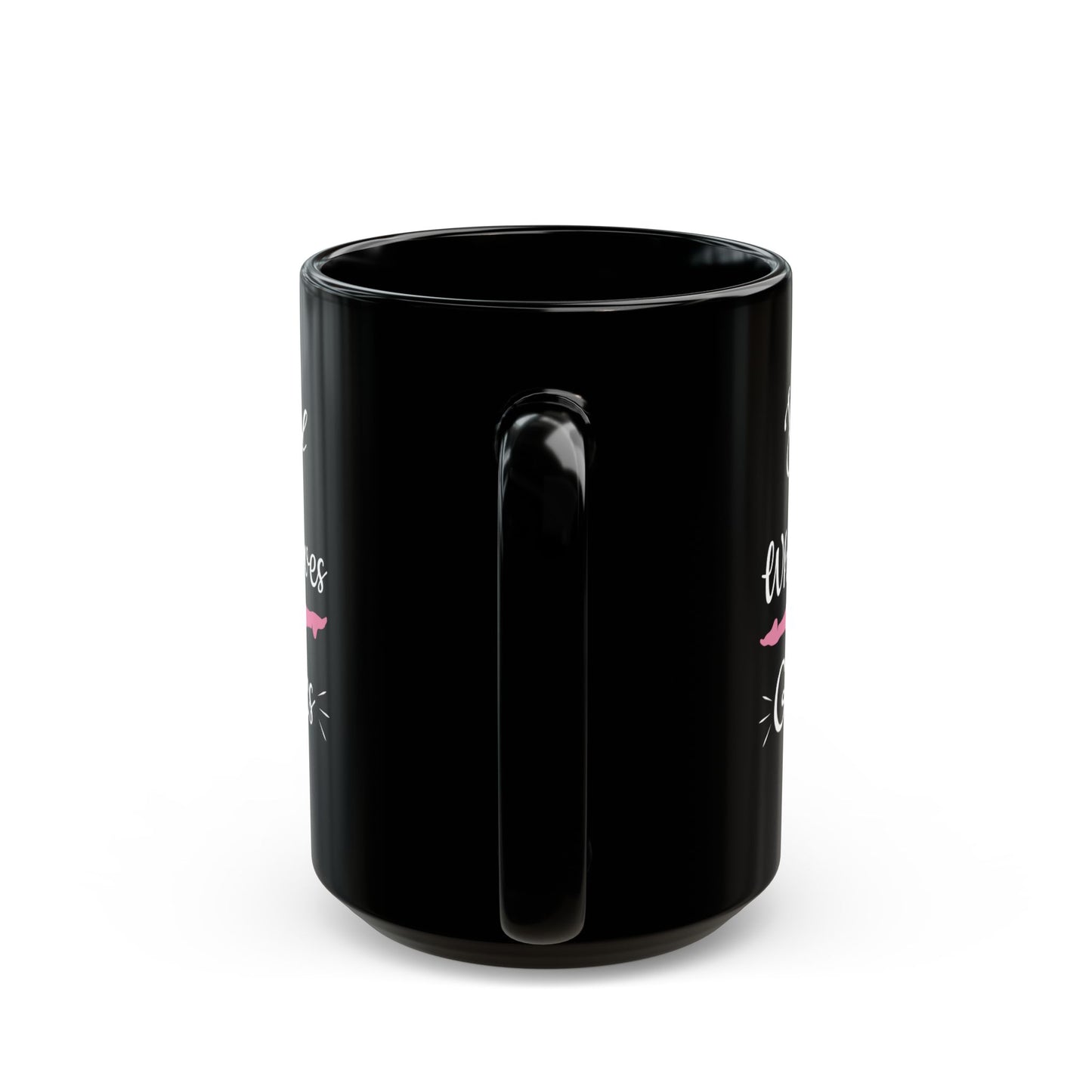Just A Girl Who Loves Gymnastics Black Mug (11oz, 15oz)