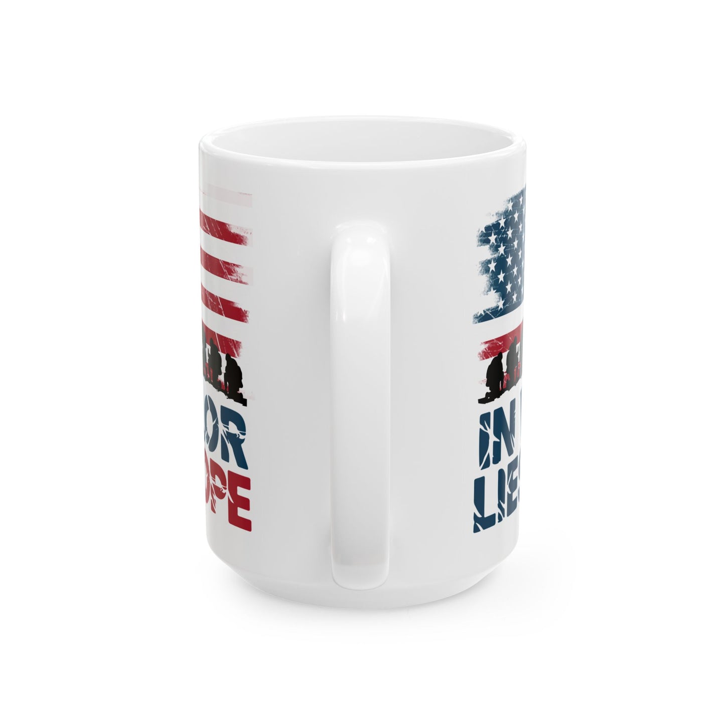 In Valor Lies Hope White Mug, (11oz, 15oz)