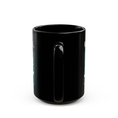 Funny Disability Awareness Mug – Black Ceramic Coffee Cup for Advocates, Friends, or Coworkers