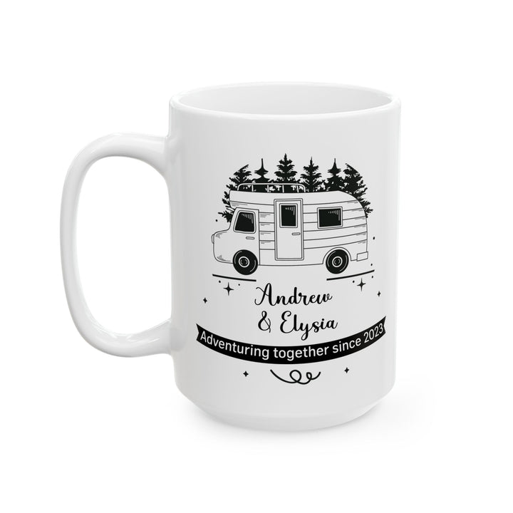 Adventuring Together Since 2023 Ceramic Mug, (11oz, 15oz)