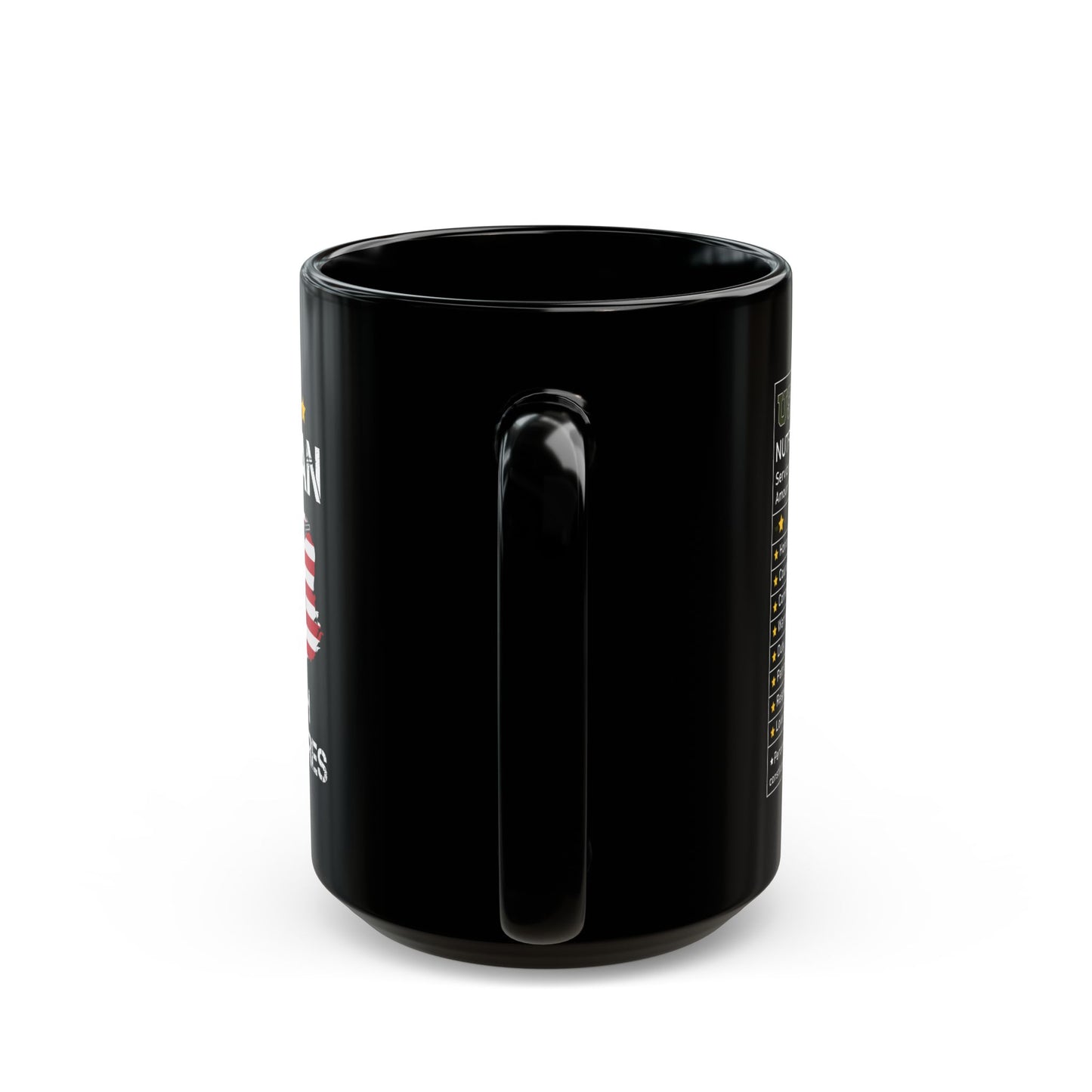 I am Veteran Black Mug (11oz, 15oz)