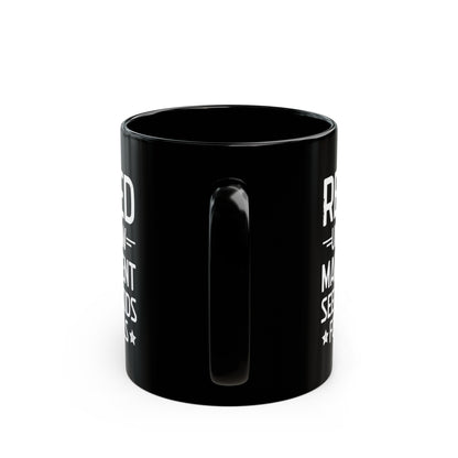 Retired Under New Management Black Mug – Perfect Gift for Grandparents