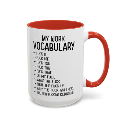 My Work Vocabulary