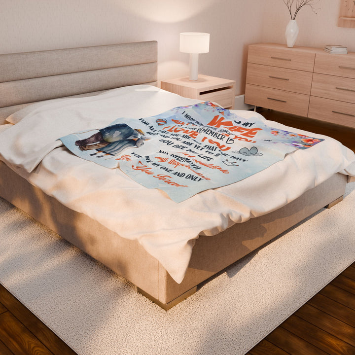 To My Wife Blanket