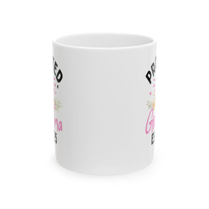 Promoted to Grandma Est 2025 White Mug, (11oz, 15oz)