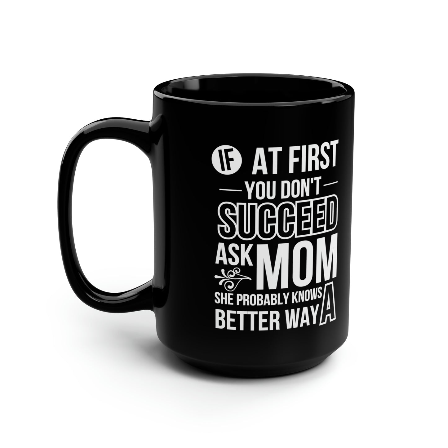 Black Mug, 15oz