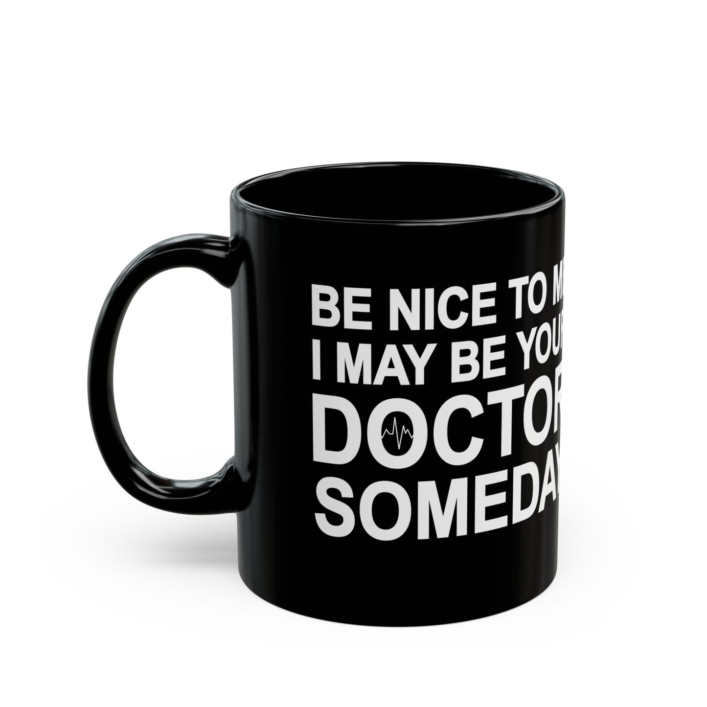 Funny Black Coffee Cup for Medical Students – Bold Med School Gift for Future Doctors