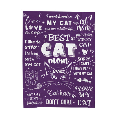 Best Cat Mom Ever Blanket