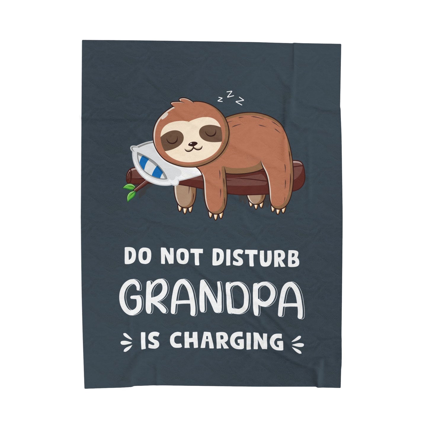 Do Not Disturb Grandpa Is Charging Blanket