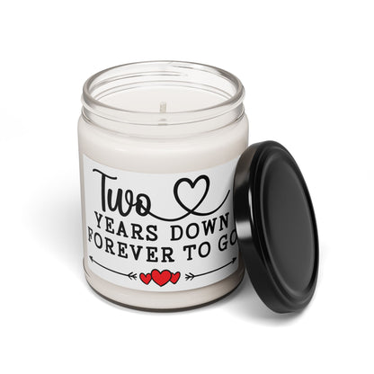 Two-Years-Down-Forever-to-go Candle